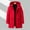 Red, variant on Tawop Jacket Men Thick Thermal Cotton Long Sleeve Zip with Hood Long Length Solid Mens Clothing,Red,XL