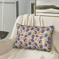 thumbnail image 2 of Pofeuu Plum Print Satin Pillowcase for Hair and Skin Pillow Cases, Silk Pillow Cases, Soft Cooling Pillow Covers, 20x30 Inches（Pillow core not included）, 2 of 7