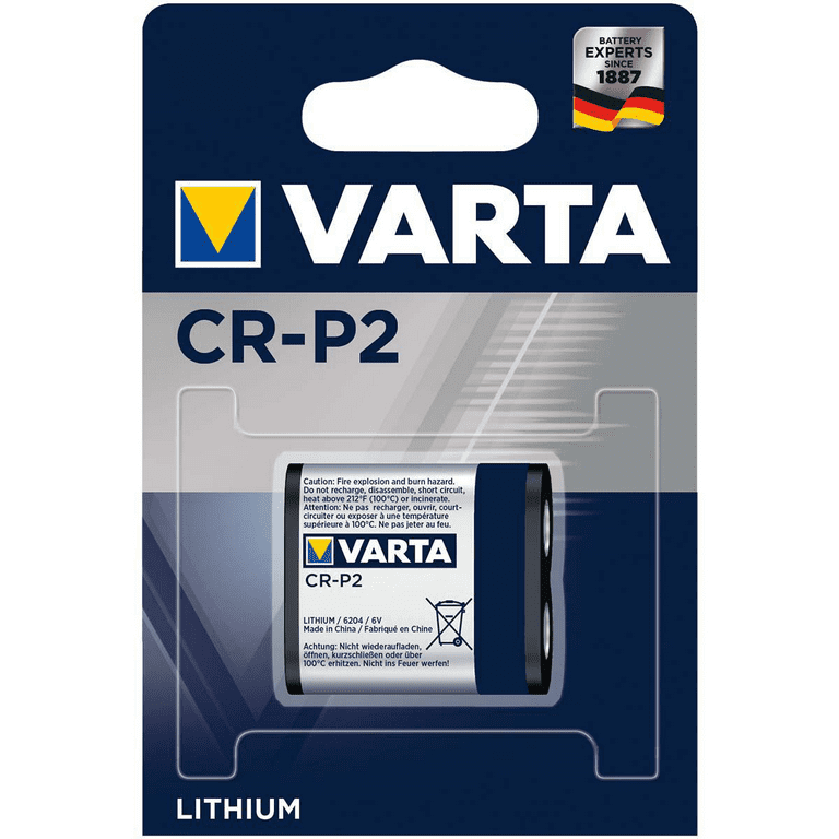 CR-P2, VARTA Piles primaires, 6V, CR-P2, Lithium