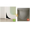 thumbnail image 2 of BUYISI Toilet Edge Sticker Waterproof Kitche Bathroom Seal Tape: Easy Clean, Custom Cut C, 2 of 8