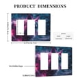 thumbnail image 3 of Game Capture Switch Cover Decorative Wall Plate 3-Gang Screwless Standard Size, 3 of 5