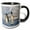 Black/White, variant on 3drose, Antarctica, Emperor Penguins Standing in Winter, 11oz Two-tone Yellow Mug