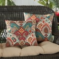 thumbnail image 4 of Greendale Home Fashions Asbury Park 17 in. Square Outdoor Throw Pillow (2-Pack), 4 of 6