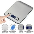 thumbnail image 3 of Stainless Steel Kitchen Scale Electronic Weighing 5Kg Household Mini Gram, 3 of 7
