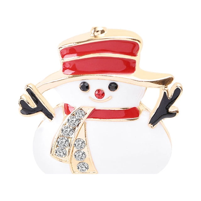 Fiudx Broche Navideño, Calcareous Navideño, Dulces, Muñeco de Nieve Navideño, Ramillete