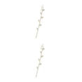 thumbnail image 1 of Sonducket Chica oreja Stud fiesta cena vestido a juego geométrico gancho pendientes señora decoraciones Piercing pendiente boda joyería 325-1 325-1 Oro 2Conjunto, 1 of 6