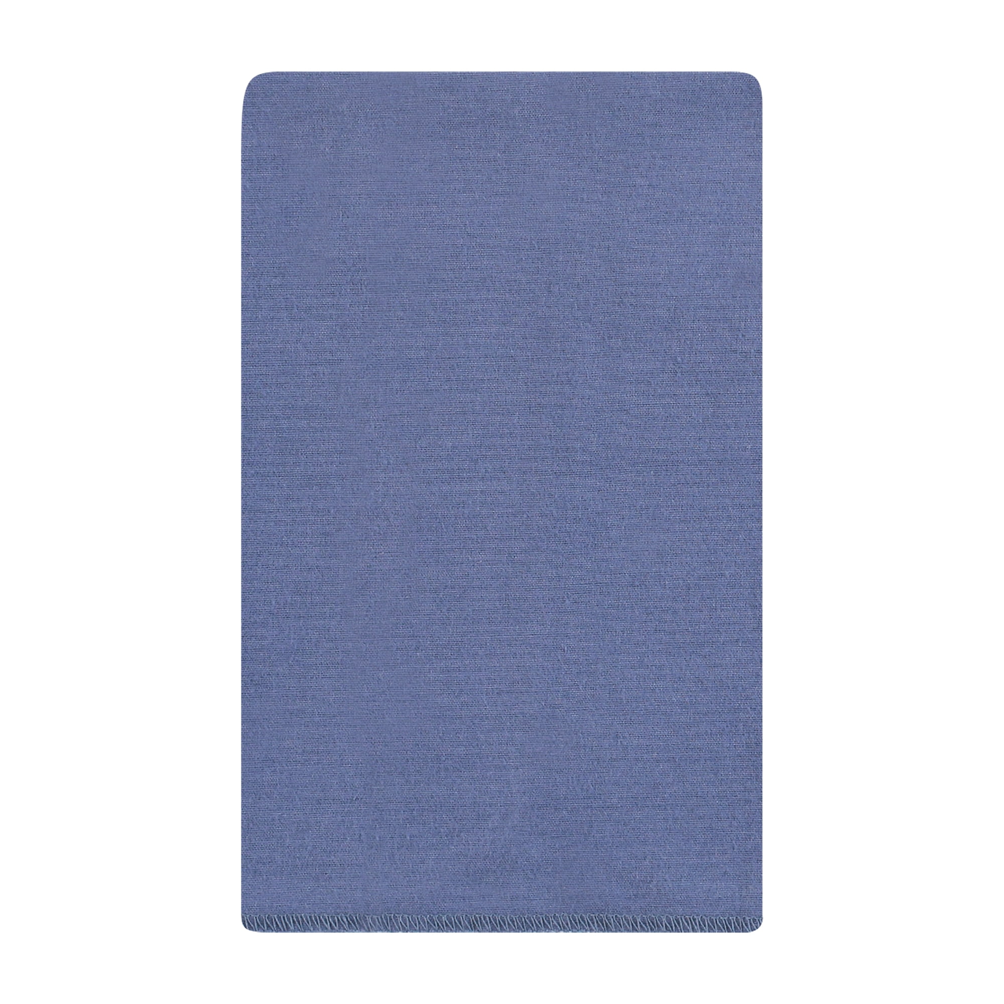 Hudson Baby Unisex Baby Cotton Poly Flannel Burp Cloths, Blue Cosmos, One Size