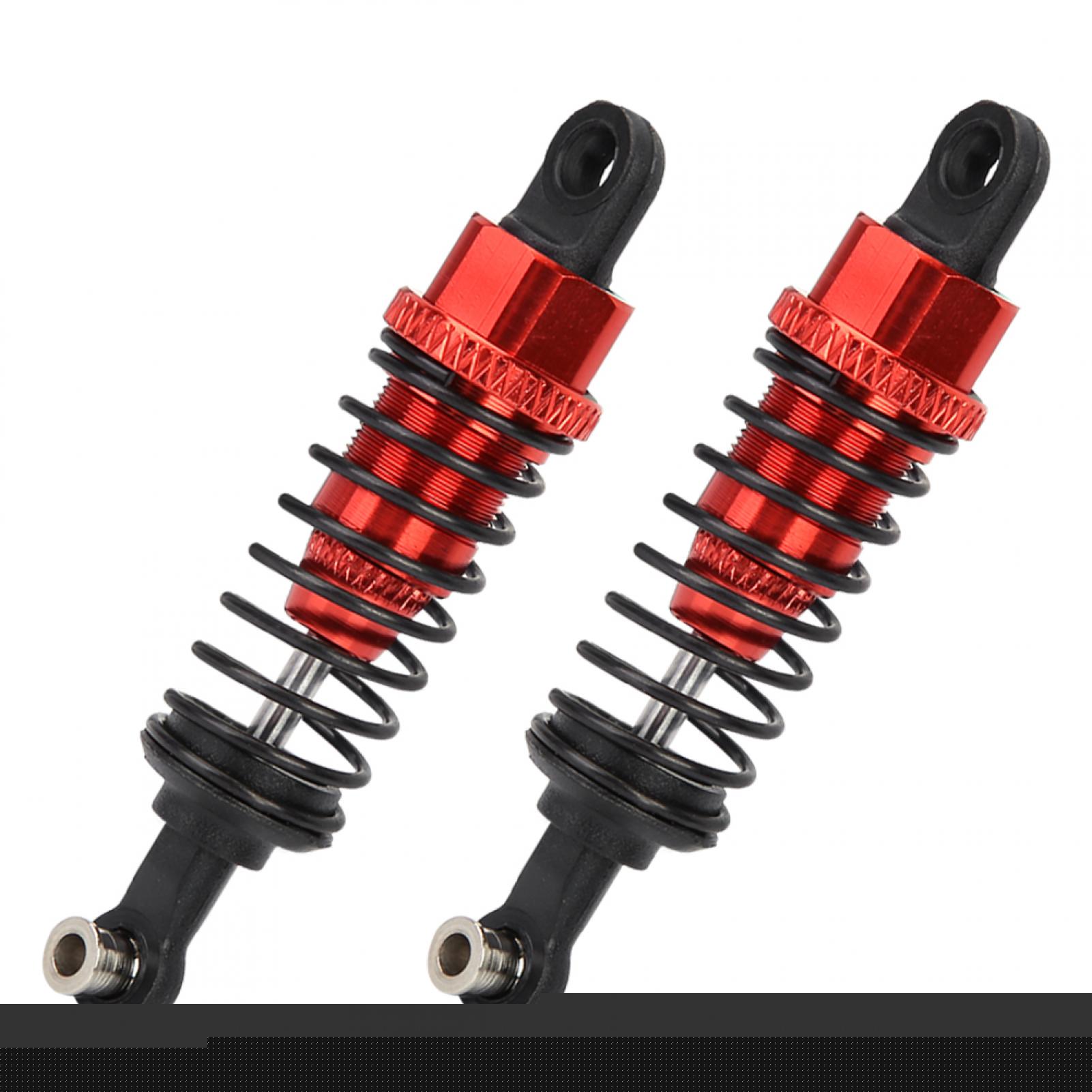 thumbnail image 3 of Amortiguador de Metal para coche teledirigido 1/18, 2 uds., amortiguador para coche RC 1:18, 65mm, rojo, 3 of 8