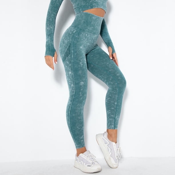 WILLBEST Pantalones de Yoga Para Mujer, Leggings Acampanados de Cintura Alta, Elásticos, Cómodos, Ropa Deportiva Para Fitness, Correr, Gimnasio Mediana