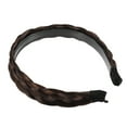 thumbnail image 7 of Unique Bargains 1 Pcs 1.18 Inch Wide Synthetic Hair Braided Headband Hair Hoop for Women and Girl Light Brown, 7 of 7