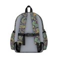 thumbnail image 3 of Paisley and Floral Black Pattern Cute School Backpack with Padded Back and Adjustable Shoulder Straps 13.4"x11"x4.7", 3 of 5
