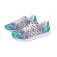 thumbnail image 6 of Chririnla Mermaid Scales Trekking Outdoor Sneaker, Lace up Lightweight Mesh Running Shoes for Jogging and Gym, 6 of 11
