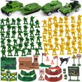 thumbnail image 1 of Set de juego Army Men AuntyFey, 105 unidades, con tanque, avión y 80 soldados, 1 of 8