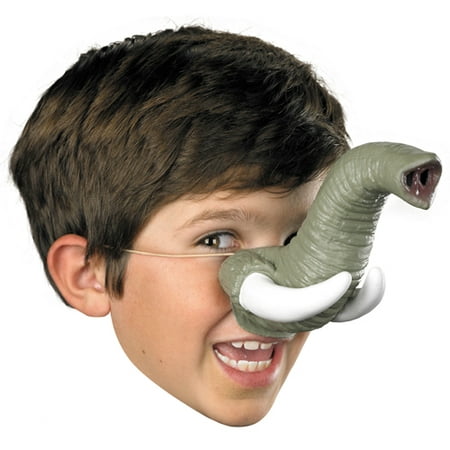 Elephant Nose with Tusks Mask for Costume