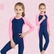 thumbnail image 5 of Traje de neopreno traje de buceo niños traje de surf Niños Traje de buceo de una pieza Manga larga Traje de baño de secado rápido Snorkel Traje de neopreno femenino azul oscuro ANGGREK Otros, 5 of 8