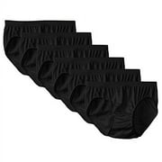 6 Pack Bali Hipster Underwear for Women Seamless Nylon Briefs
