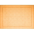 thumbnail image 1 of Ahgly Company Indoor Rectangle Abstract Orange Contemporary Area Rugs, 2' x 3', 1 of 1