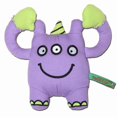 Cartoon Three-Eyed Monster Plush Dog Toy - Purple - One Size