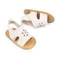 thumbnail image 5 of Zanarzt Infant Water Shoes Baby Boys Summer Sandals Outdoor Beach Anti-Slip Soft Sole Newborn Toddler First Walker Shoes Beige,US 4, 5 of 9