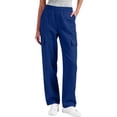 thumbnail image 6 of Kelon Wide Leg Pants for Women Elastic Waisted Casual Palazzo Straight Leg Pants Summer Beach Trouser XL, 6 of 9