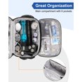 thumbnail image 3 of Neceser Relavel, resistente al agua, kit Dopp, negro, 3 of 9
