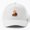White, variant on One Hundred Baseball Cap, Number Milestone Typography Graphic Design, Classic Everyday Hat