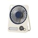 thumbnail image 4 of Ventilador de mesa 3 Modos Mostración de luz digital tranquila ajustable Ventilador de luz de noche LED para el dormitorio de mochileros para acampar, 4 of 8