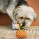 thumbnail image 2 of KAKOWELY Juguete interactivo para perros, dispensador de comida, juguete masticable para cachorros (naranja), 2 of 5