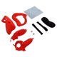 thumbnail image 5 of Funda protectora para gafas VR, cómoda y transpirable, interfaz Facial y reemplazo de espuma para Oculus Quest 2, color rojo, 5 of 5