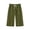 Olive Green, variant on IROINNID Bermuda Shorts for Women Summer Solid Color Five Points Cotton Linen Pants Pants,White