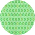 thumbnail image 1 of Ahgly Company Indoor Round Patterned Stoplight Go Green Area Rugs, 7' Round, 1 of 6