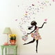 thumbnail image 1 of Pegatinas de pared extraíbles de mariposa y hada de las flores para niña bailarina romántica, calcomanías decorativas para dormitorio de niños y bebés JAMW Sencillez, 1 of 5