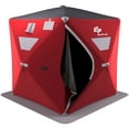 thumbnail image 2 of Spaco 2-person Portable Ice Shelter Fishing Tent with Bag Sun Shelter, Easy Pop Up Beach Shade Beach Tent, Sun Shelter Instant Portable Beach Tent Umbrella, 2 of 9