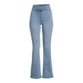 thumbnail image 3 of No Boundaries Juniors Crossover Pull On Flare Jeggings, Sizes S-XXXL, 3 of 5