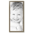 thumbnail image 2 of ArtToFrames 19" x 42" Aged White Gold Picture Frame, 19x42 inch Silver Wood Poster Frame (WOM-2036),  Pack, 2 of 7