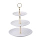 thumbnail image 5 of Soporte para postres de 3 niveles, soporte para aperitivos y pasteles para fiestas, cumpleaños comerciales pilar áureo, 5 of 9