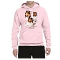 thumbnail image 2 of Wild Bobby, If It's Not a Collie It's Just a Dog Gift | Mens Dog Lover Hooded Sweatshirt Graphic Hoodie, Light Pink, X-Large, 2 of 4