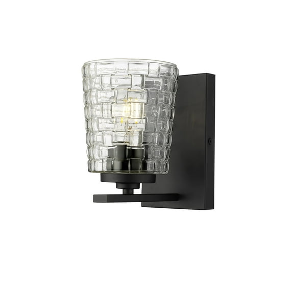 Millennium Lighting 22101 Saben 8" Tall Wall Sconce - Black