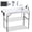 White & Black-22.8"Dx42.5"Wx36.2"H, variant on Fish Cleaning Table White & Black 22.8"Dx42.5"Wx36.2"H Portable Outdoor Camping