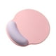 thumbnail image 4 of Alfombrilla de ratón ergonómica, cómoda y antideslizante de silicona para ordenador con muñeca Rosa y morado, 4 of 9
