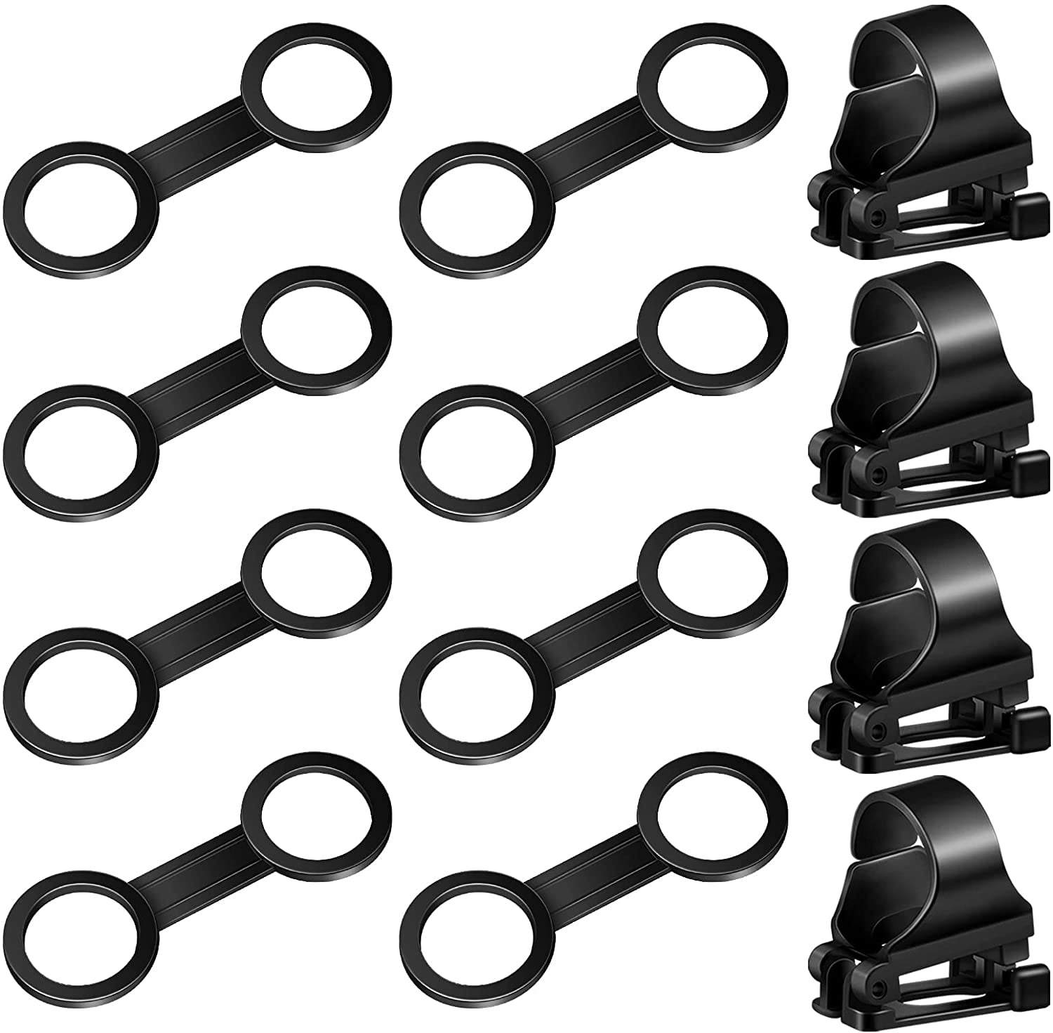 12 Pieces Silicone Snorkel Clip Retainer Diving Snorkel Holder Scuba