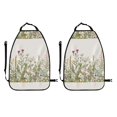 thumbnail image 2 of Zufioo Herbs and Wildflowers for Car Seat Kick-Proof Storage Pads 2 Pack, Anti-Stain Adjustable Car Seat Protectors for SUV, Jeep, Truck-One Size, 2 of 9