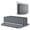 3-Grey, variant on [updated Dock Version] Vertical Laptop Stand  Double Desktop Holder With Adjustable (up To 17.3 Inch) Fits All Macbook/surface/samsung/hp/dell/chrome Book (black)