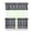 White-75, variant on Nordic Style Kitchen Curtains Set 3-Piece Boho Bohemian Tier and Valance Set Rustic Artistic Window Curtains for Dining Room or Bathroom