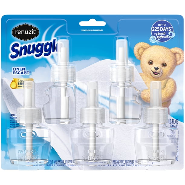 Renuzit Snuggle Scented Oil Plug In Refills Air Fresheners, Linen ...