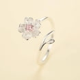 thumbnail image 3 of Anillo de apertura Minnieouse para mujer anillos de flores de plata AP012175-00, 3 of 6