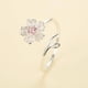 thumbnail image 3 of Anillo de apertura Sonducket para mujer de plata con diseño floral AP012175-00, 3 of 6