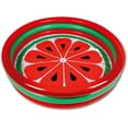 thumbnail image 1 of Hoovy 59 Inch 53 Gallon 3 Ring Watermelon Inflatable Kiddie Swimming Pool Set, 1 of 5