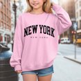 thumbnail image 2 of Girls Sweatshirt Graphic Sweatshirts for Teen Girls Crewneck Oversized Sweatshirt Kids Fashion Long Sleeve Pullover Tops Kaprioy Girls Sweatshirt, 2 of 4
