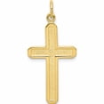 thumbnail image 1 of 10K Yellow Gold Cross Charm (32 X 16) Made In United States 10c317, 1 of 5